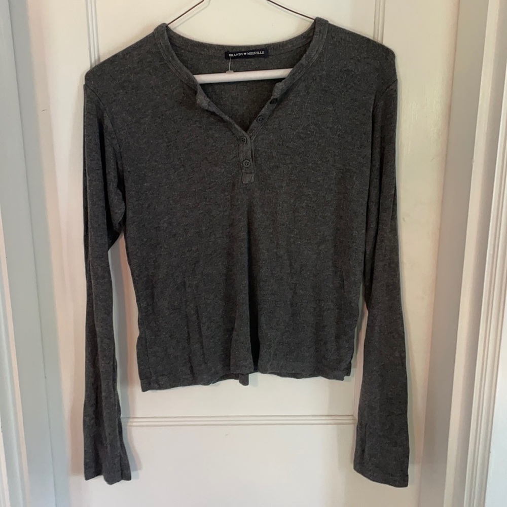 Brandy Melvile half button up sweater